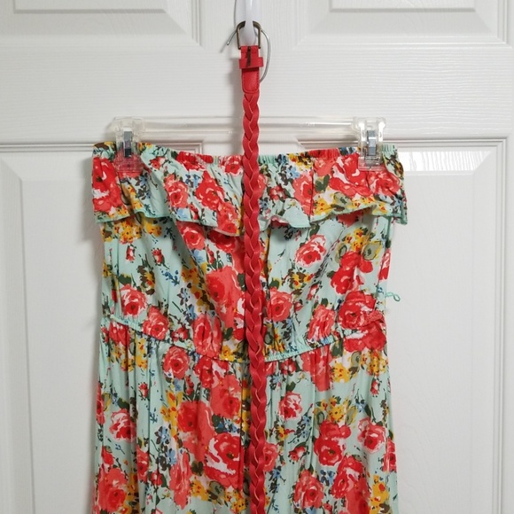 BONGO Dresses & Skirts - Bongo Flowered Summer Dress w/ Belt